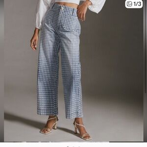 Anthropologie Pilcro Skipper Gingham Pant